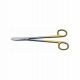 Davis Face Lift Scissors, Curved, Serrated (Tungsten Carbide)