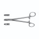 Metzenbaum Needle Holder one fenestrated jaw w/opposing grooved Jaw, Length 7-1/4